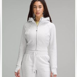 Lululemon- light grey zip up!